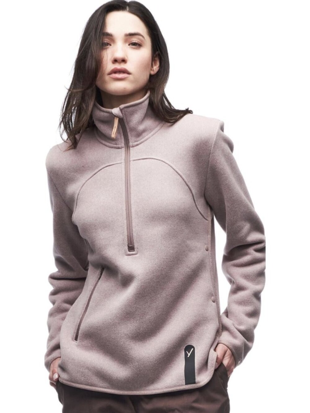 INDYEVA Hiti III 1/2 Zip Thermal Pro Polartec® Sweater Mink XL Outdoor Gorpcore